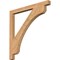 Ekena Millwork Legacy Block Smooth Bracket, Western Red Cedar, 3 1/2"W x 46"D x 46"H BKT04X46X46LEC05SWR - alternate 1